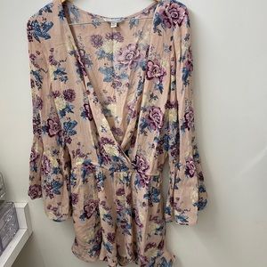 American eagle Outfitters floral romper dress